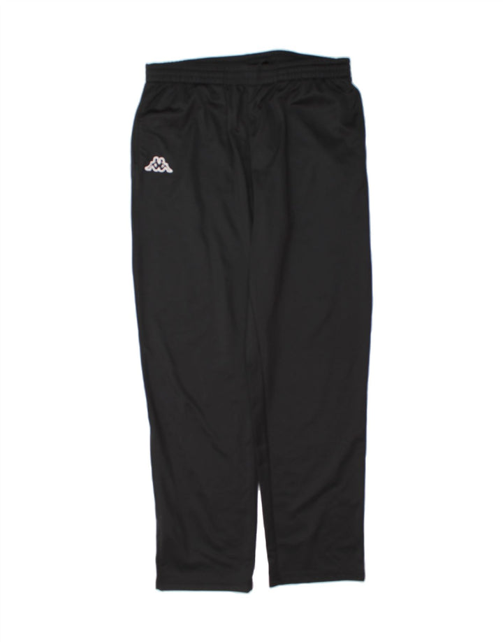 KAPPA Mens Tracksuit Trousers Large  Black Polyester Vintage Kappa and Second-Hand Kappa from Messina Hembry 