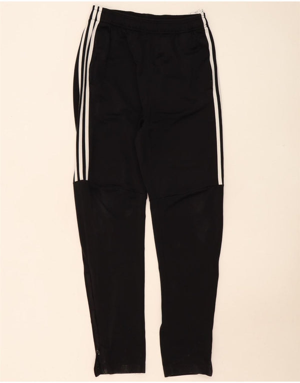 Adidas Boys Aeroready Tracksuit Trousers 15-16 Years Black Polyester