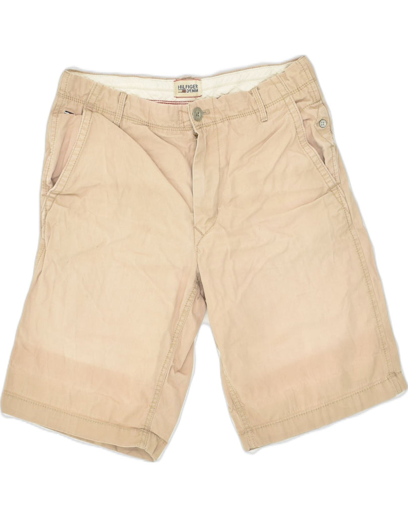 TOMMY HILFIGER Mens Chino Shorts W30 Medium Beige Cotton | Vintage Tommy Hilfiger | Thrift | Second-Hand Tommy Hilfiger | Used Clothing | Messina Hembry 