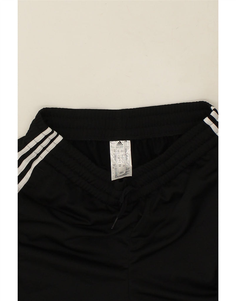 ADIDAS Womens Tracksuit Trousers UK 12 Medium Black Polyester Vintage Adidas and Second-Hand Adidas from Messina Hembry 