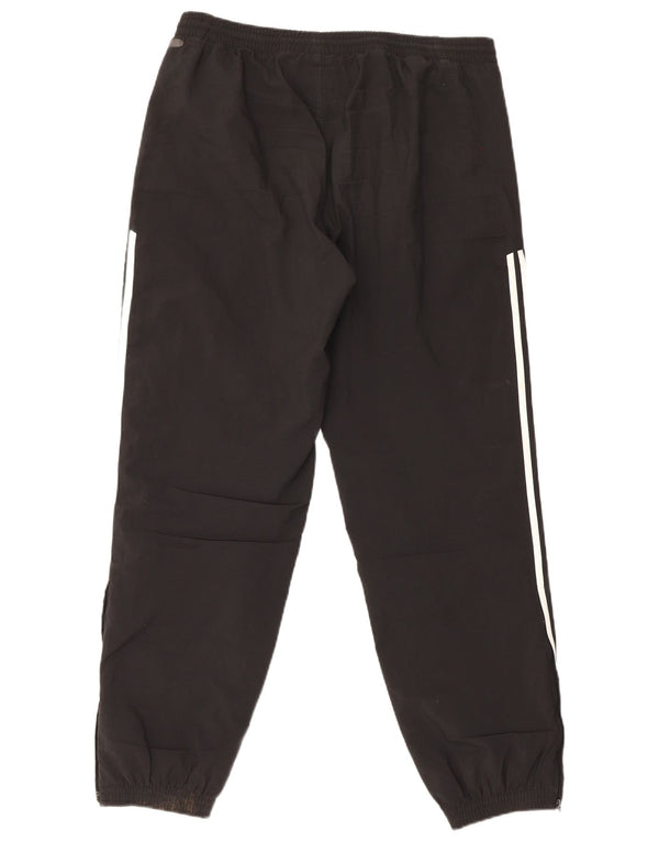 Adidas Mens Tracksuit Trousers Joggers UK 44/46 Large Black Polyester