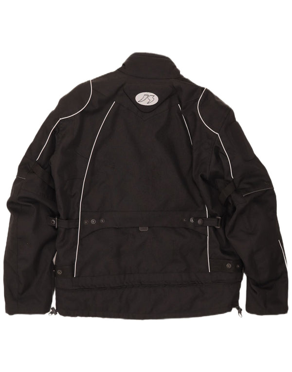 Scotchlite 3M Mens Racer Jacket UK 42 XL Black Polyester