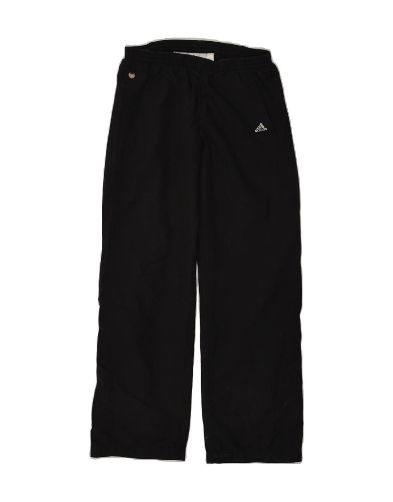 ADIDAS Boys Tracksuit Trousers 11-12 Years Black Polyester | Vintage Adidas | Thrift | Second-Hand Adidas | Used Clothing | Messina Hembry 