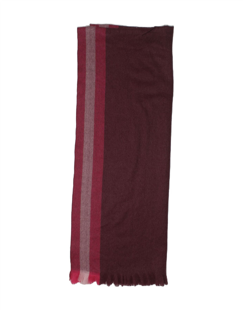 JOULES Womens Rectangle Scarf One Size Maroon Polyester | Vintage Joules | Thrift | Second-Hand Joules | Used Clothing | Messina Hembry 
