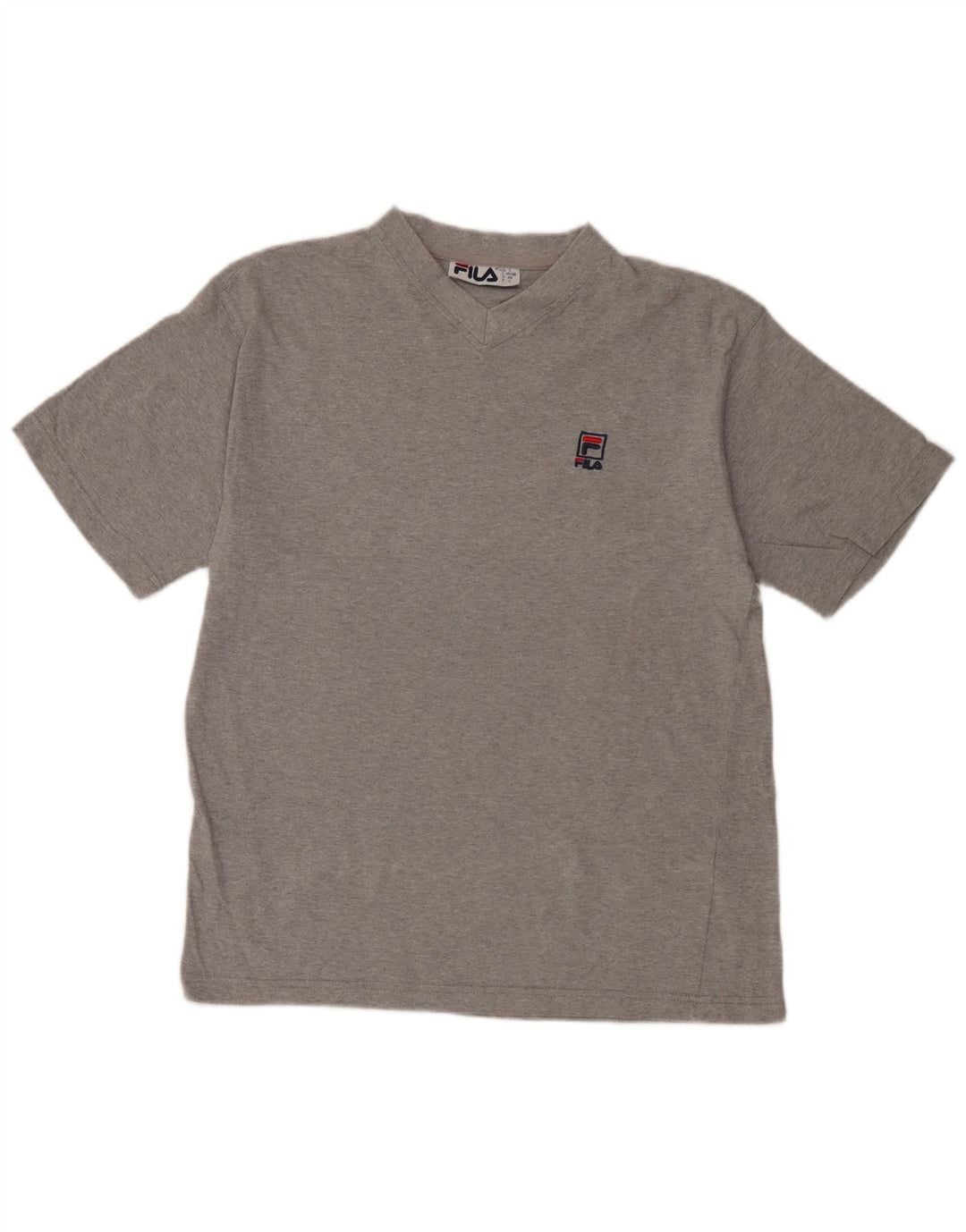 Fila Mens T-Shirt Top IT 46/48 Small Grey Flecked