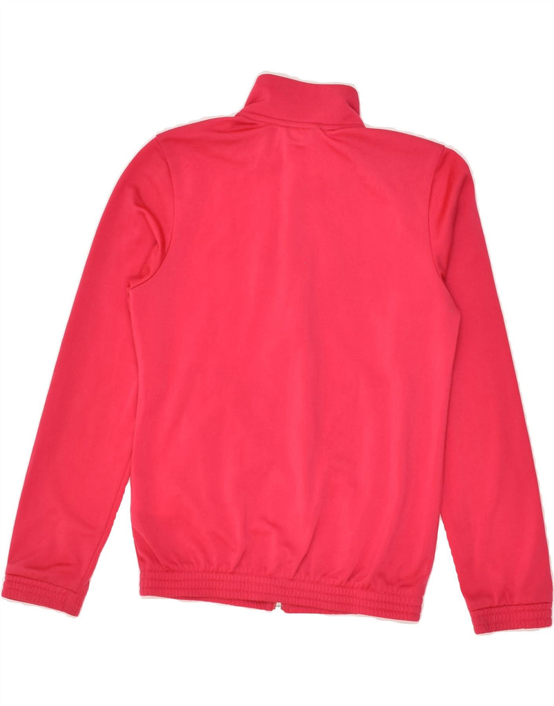 ADIDAS Girls Tracksuit Top Jacket 11-12 Years Pink Polyester | Vintage Adidas | Thrift | Second-Hand Adidas | Used Clothing | Messina Hembry 