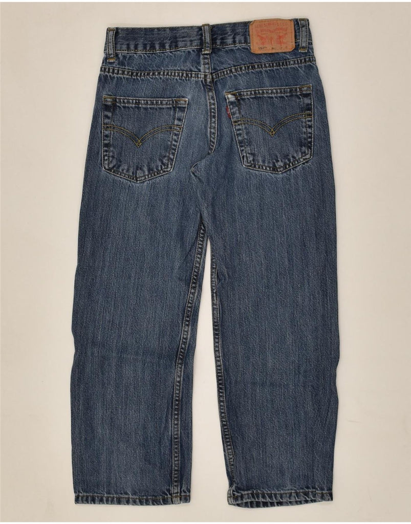 LEVI'S Boys 550 Relaxed Fit Straight Jeans 7-8 Years W24 L22 Blue Cotton | Vintage Levi's | Thrift | Second-Hand Levi's | Used Clothing | Messina Hembry 