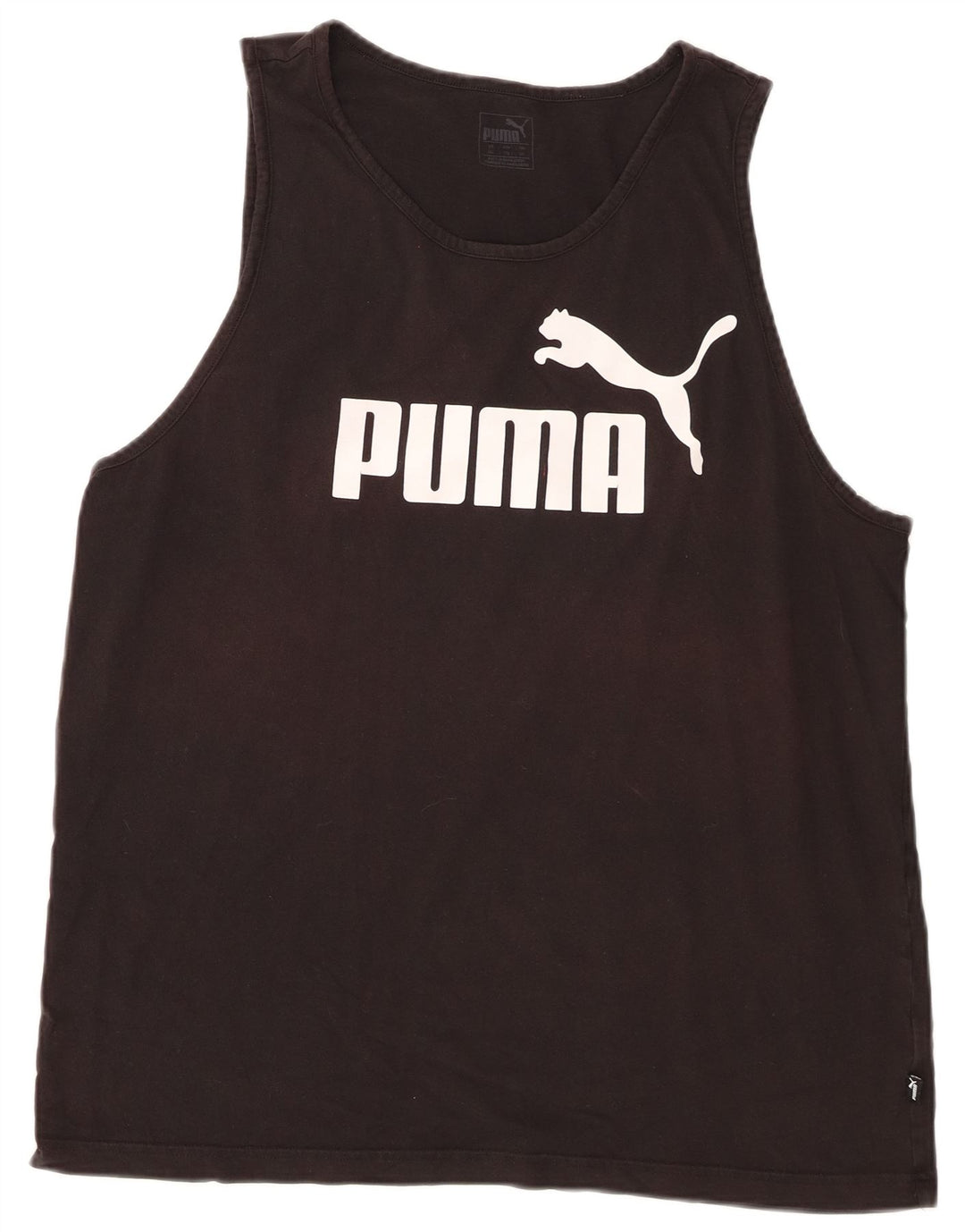 Puma Mens Graphic Vest Top 2XL Black