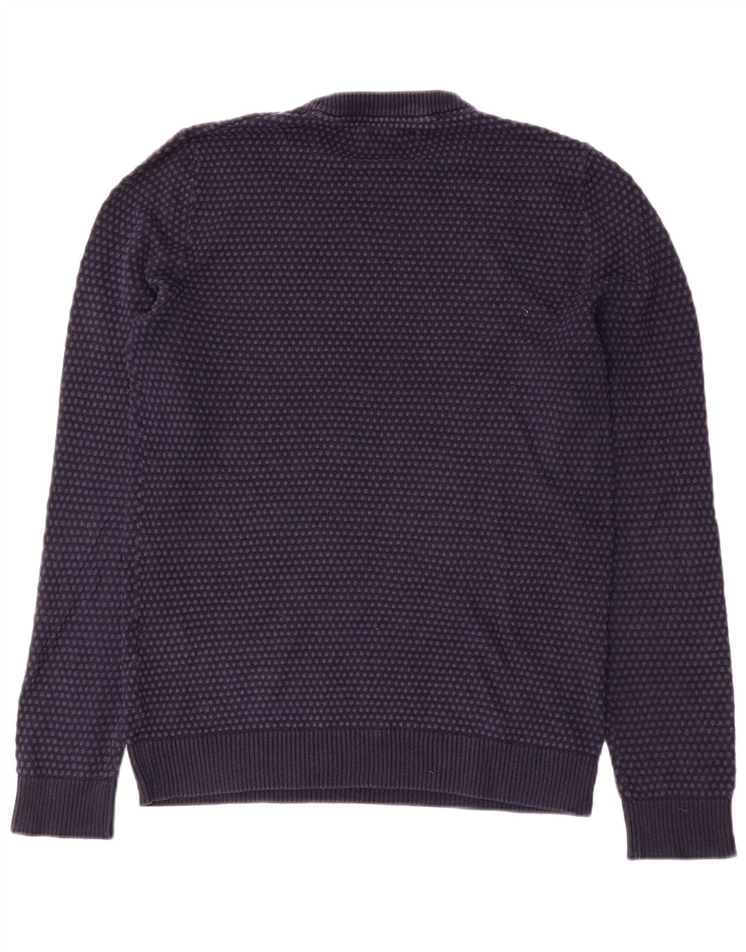Jack & Jones Mens Crew Neck Jumper Sweater Medium Navy Blue Cotton