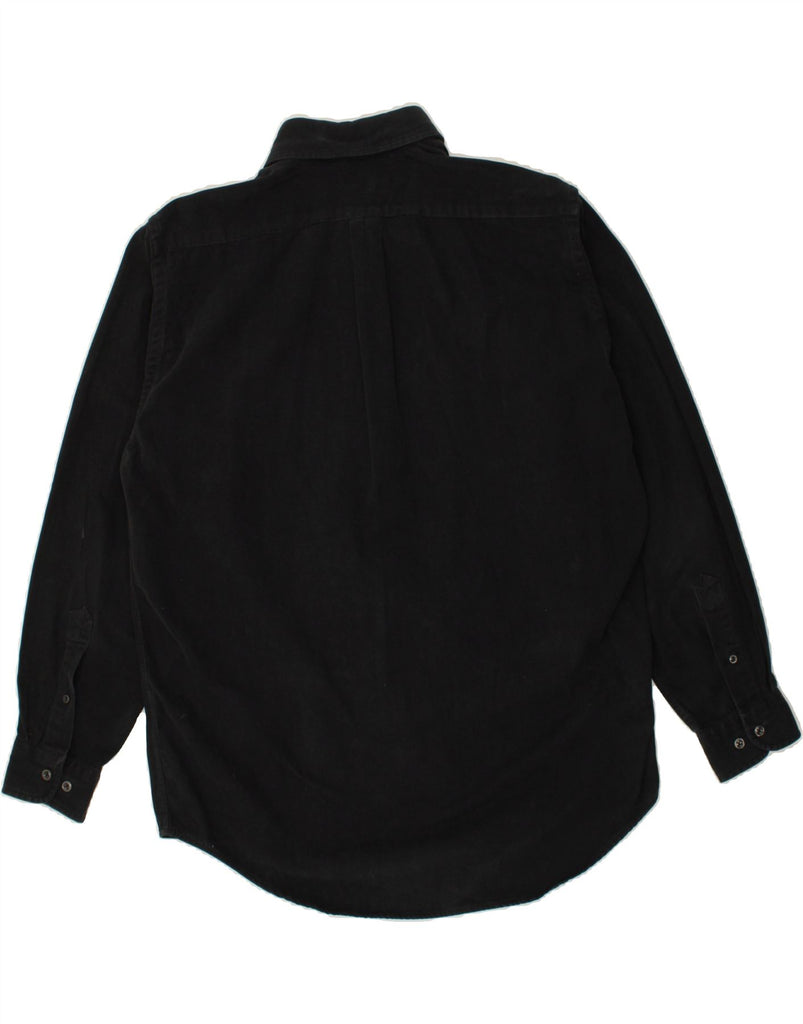 MARLBORO CLASSICS Mens Shirt Medium Black Cotton | Vintage Marlboro Classics | Thrift | Second-Hand Marlboro Classics | Used Clothing | Messina Hembry 