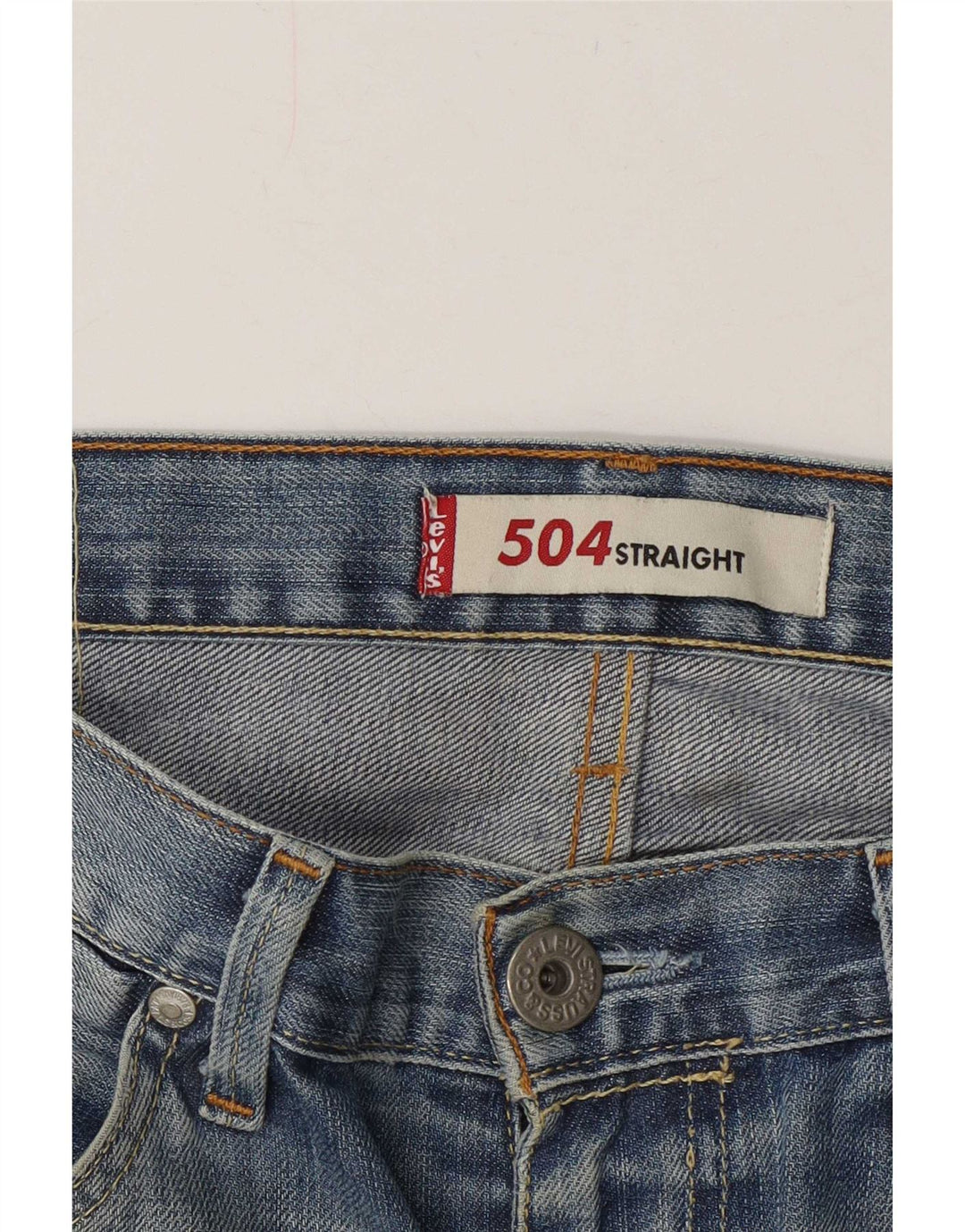 Levi's Mens 504 Straight Jeans W36 L30 Blue