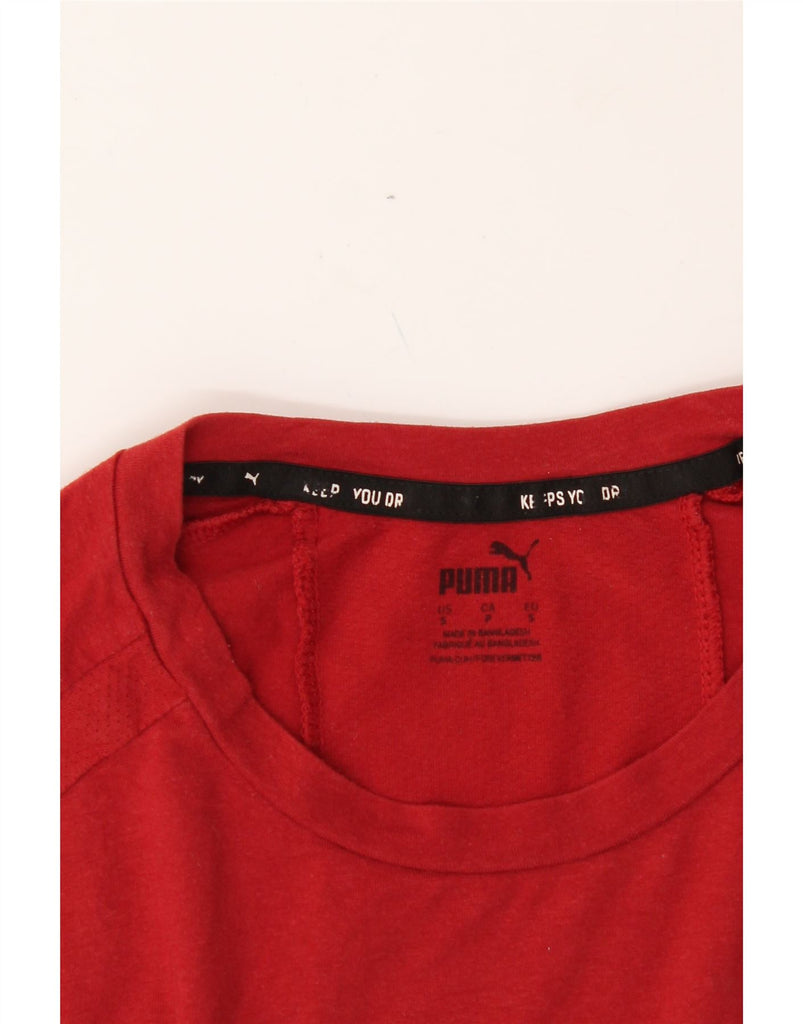 PUMA Mens T-Shirt Top Small Red Vintage Puma and Second-Hand Puma from Messina Hembry 