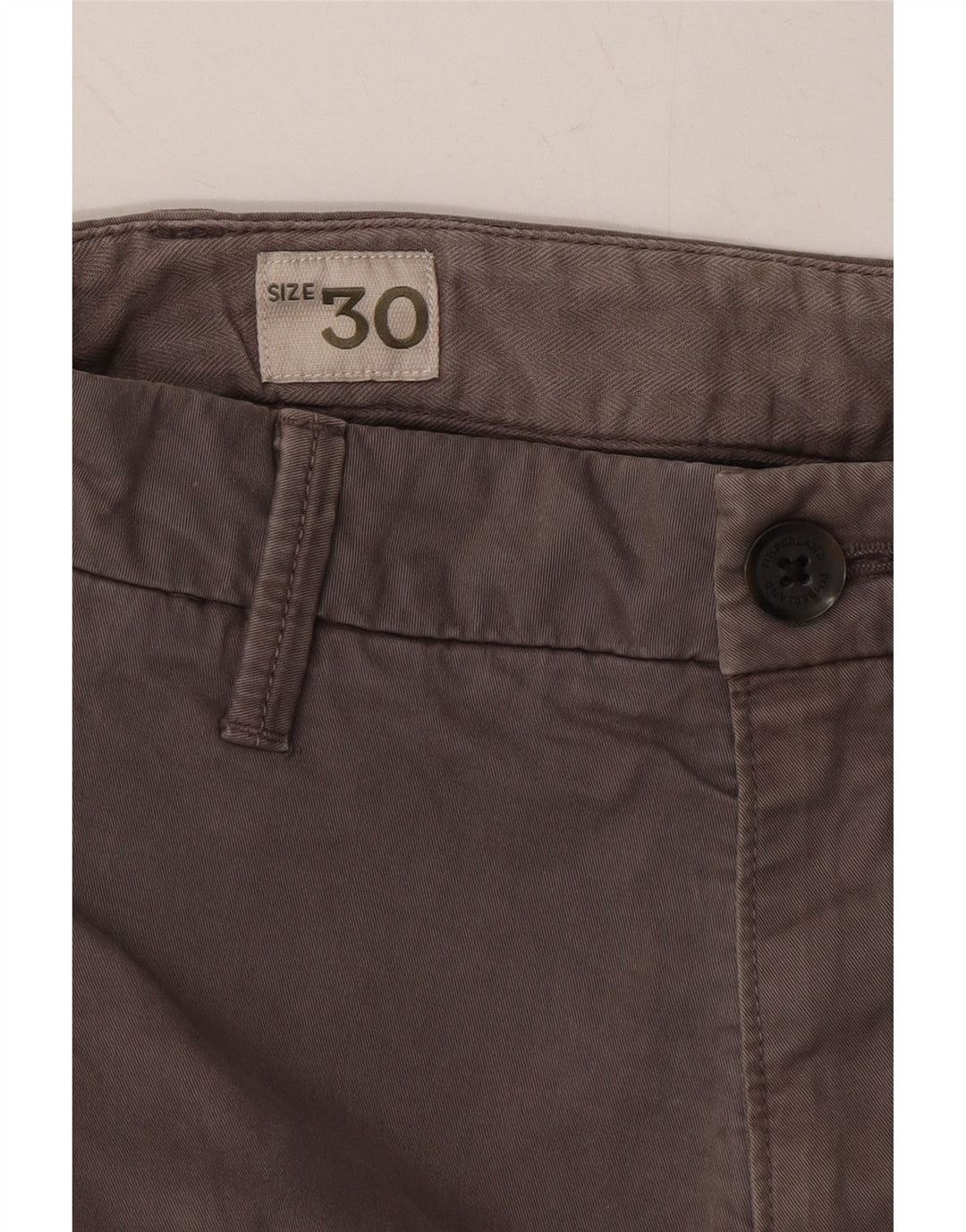 TIMBERLAND Mens Chino Shorts W30 Medium Grey Cotton Vintage Timberland and Second-Hand Timberland from Messina Hembry 