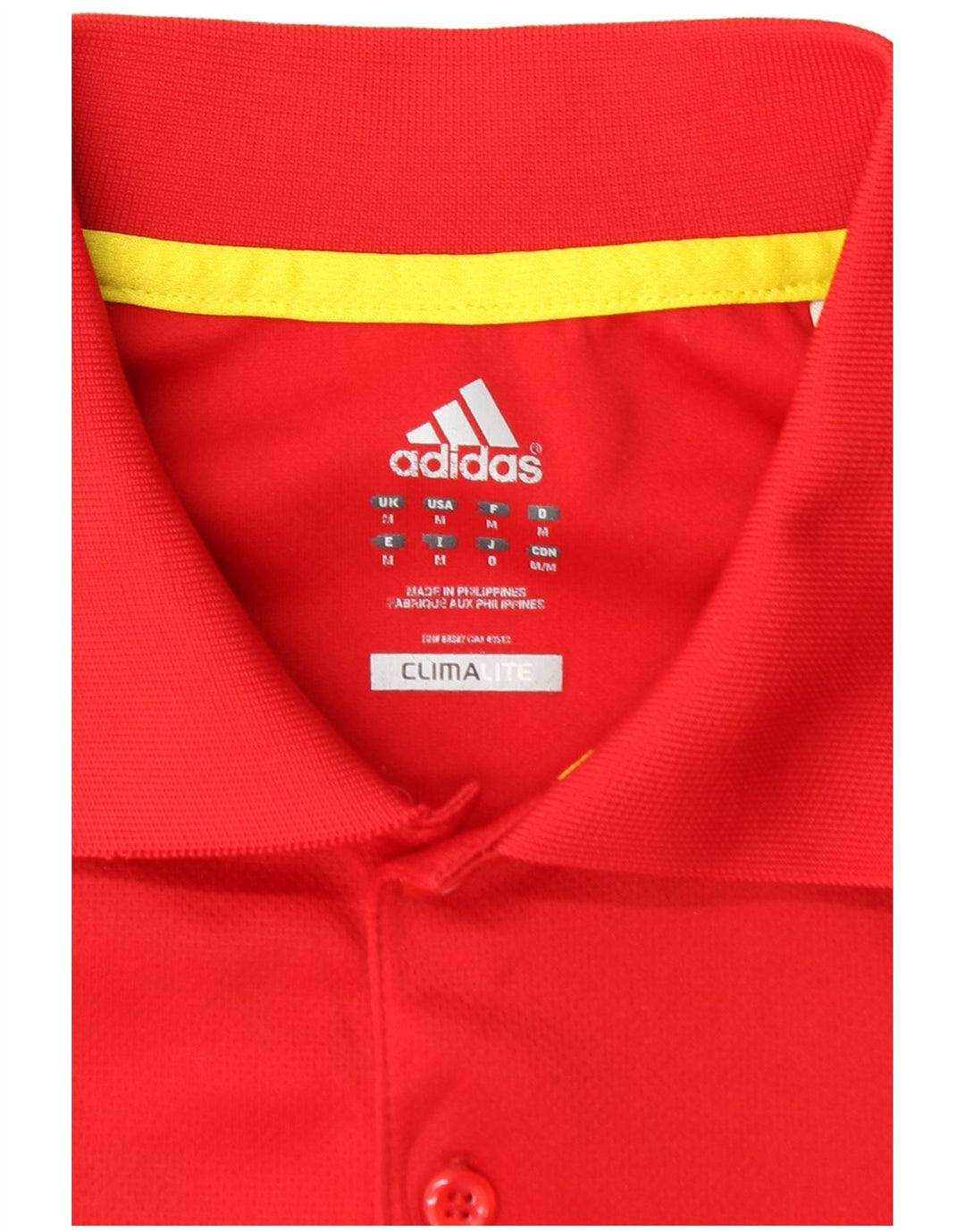 ADIDAS Mens Climalite Polo Shirt Medium Red