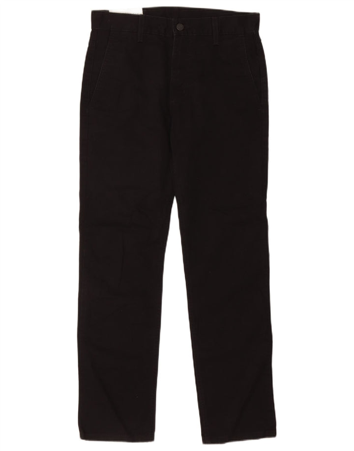 Levi's Mens Slim Chino Trousers W29 L30 Black Cotton