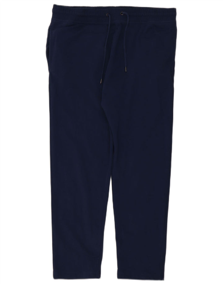 Marks & Spencer Mens Tracksuit Trousers Large  Navy Blue Cotton