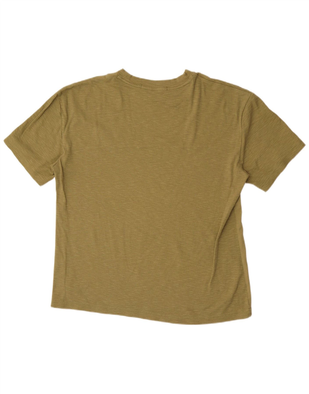 Calvin Klein Mens T-Shirt Top Medium Khaki Colourblock
