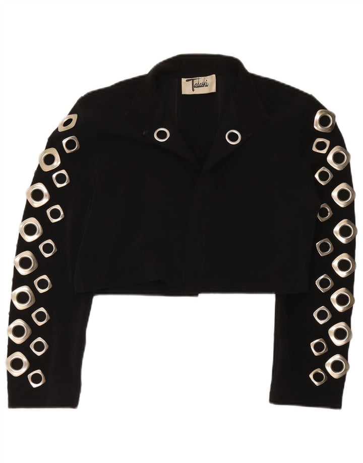 Tadashi Womens Bolero Jacket UK 12 Medium Black