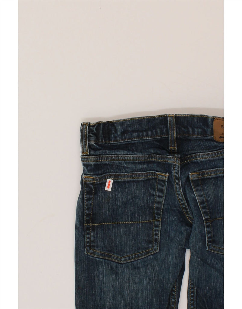 LEVI'S Boys Signature Slim Straight Jeans 9-10 Years W28 L24 Blue Cotton Vintage Levi's and Second-Hand Levi's from Messina Hembry 