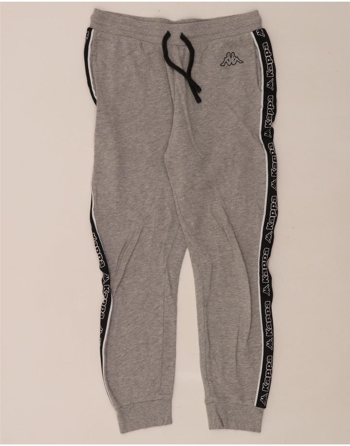 KAPPA Mens Tezenis Tracksuit Trousers Joggers Medium Grey Colourblock