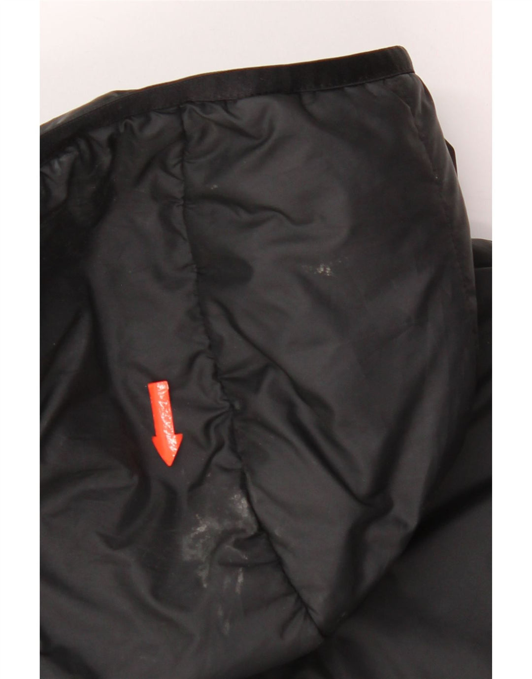 Adidas Boys Hooded Padded Jacket 11-12 Years Black Polyester