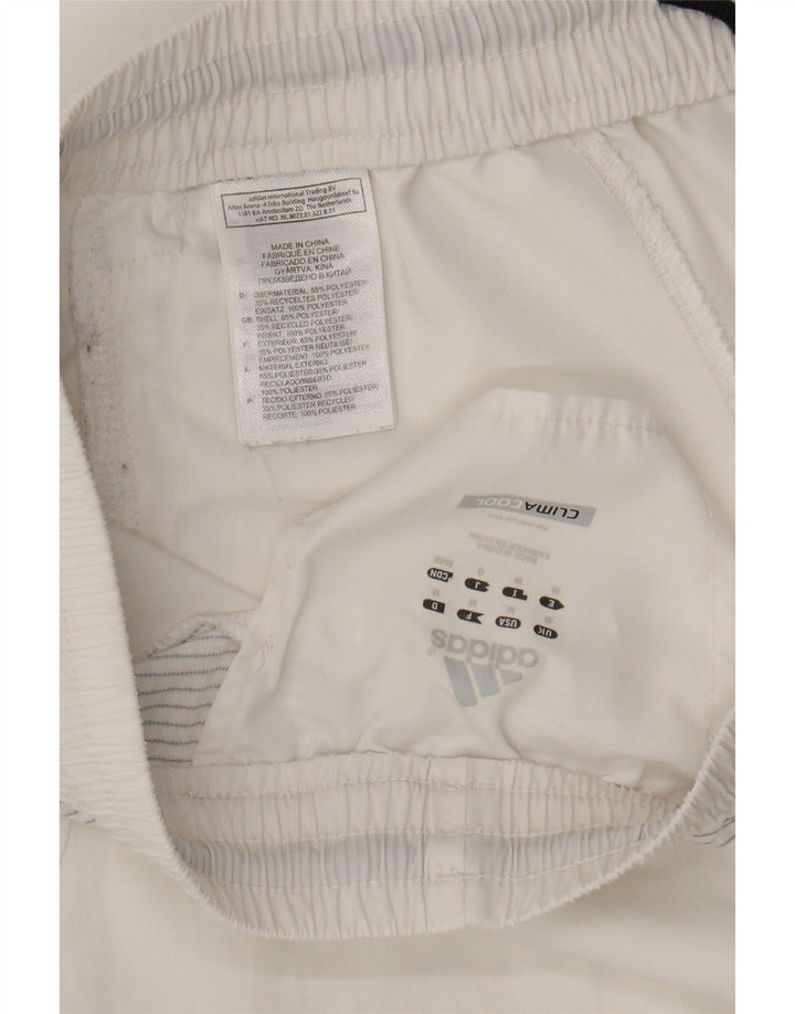 Adidas Mens Climacool Sport Shorts Medium White Colourblock Polyester
