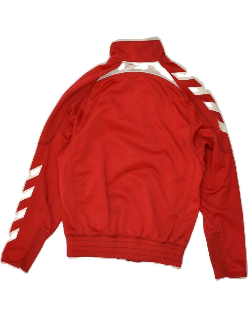 HUMMEL Boys Tracksuit Top Jacket 5-6 Years Red Polyester | Vintage Hummel | Thrift | Second-Hand Hummel | Used Clothing | Messina Hembry 