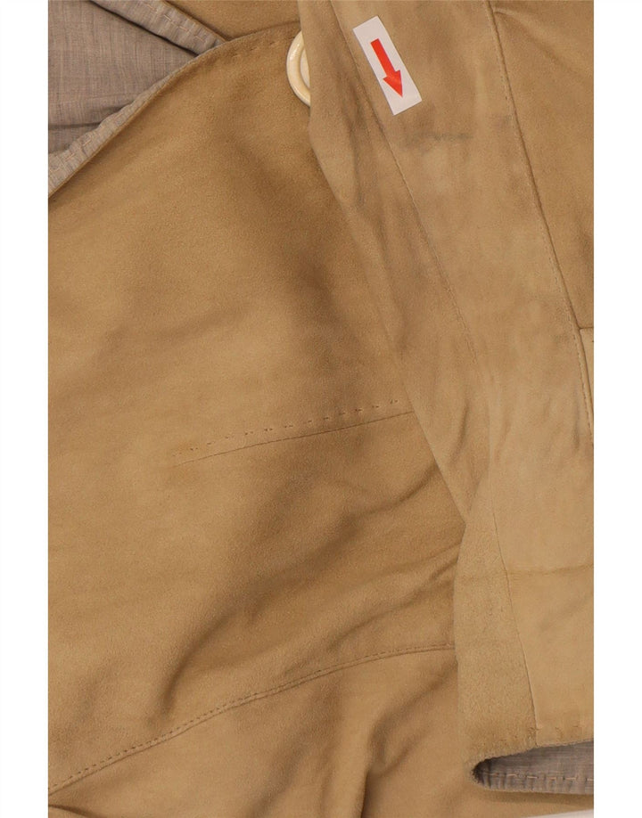 Brunello Cucinelli Womens 1 Button Blazer Jacket UK 12 Medium Beige Classic