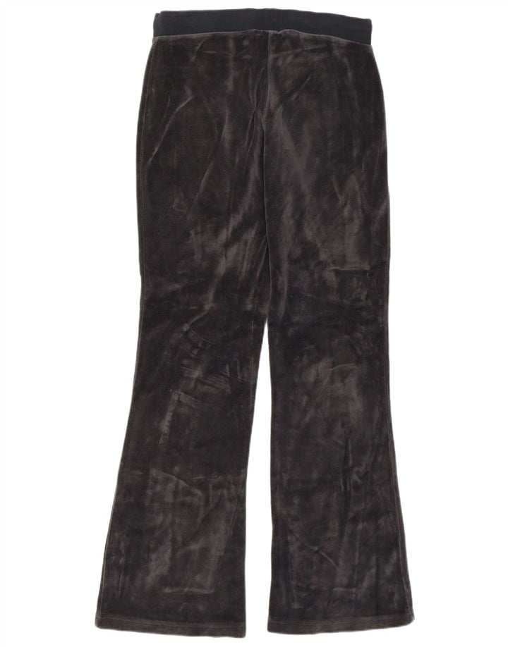 Champion Womens Velour Tracksuit Trousers UK 12 Medium Grey Tie Dye