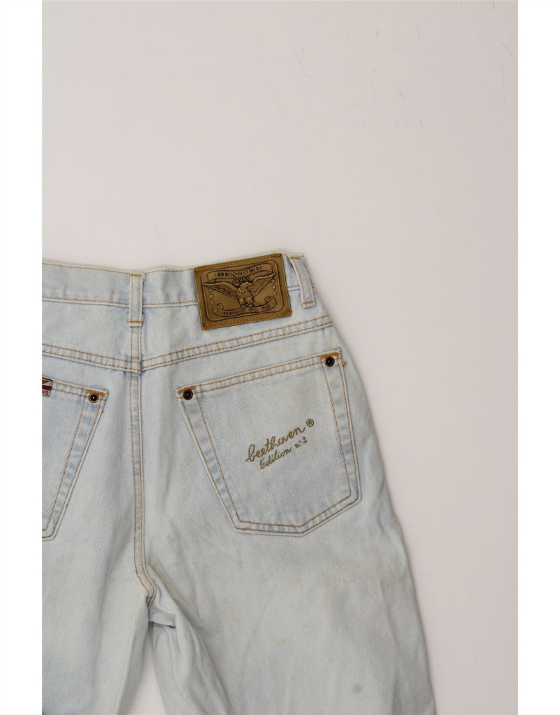 VINTAGE Womens High Waist Tapered Jeans W24 L27  Blue Vintage Vintage and Second-Hand Vintage from Messina Hembry 