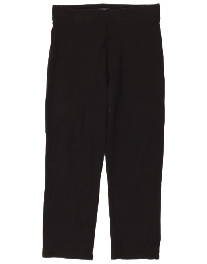 Marks & Spencer Womens Leggings UK 12 Medium Black Cotton