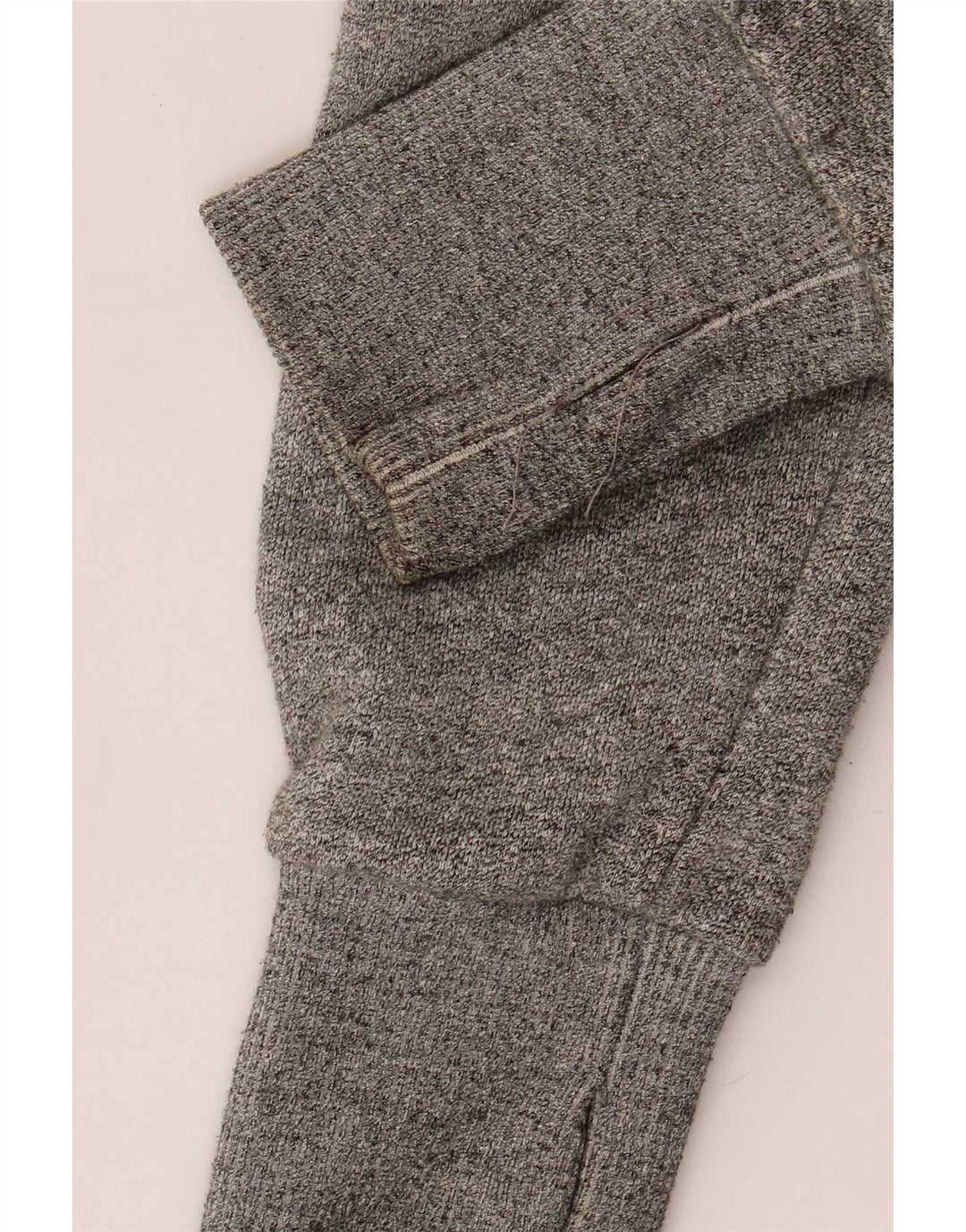 Superdry Mens Zip Hoodie Sweater Medium Grey Colourblock Cotton