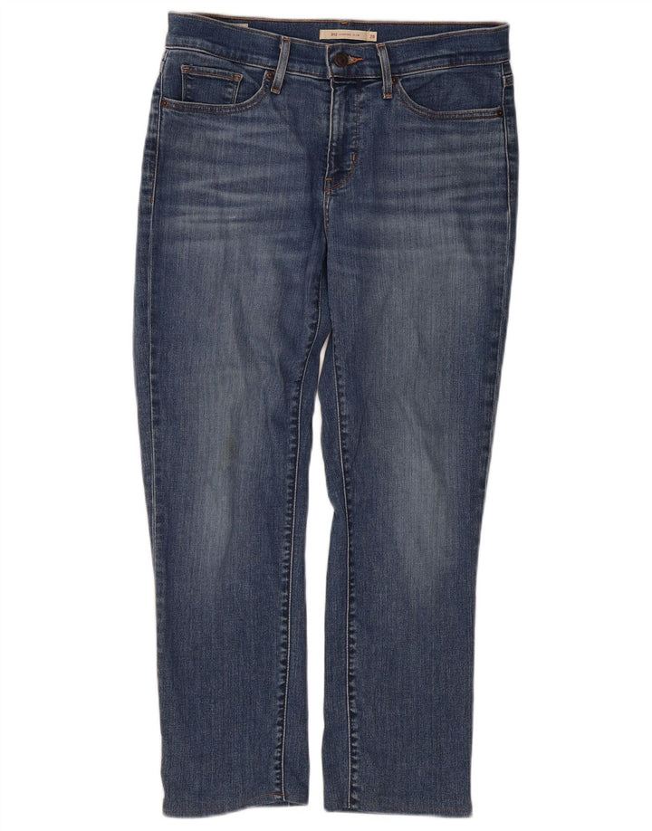 Levi's Womens 312 Shaping Slim Jeans W28 L26 Blue Cotton