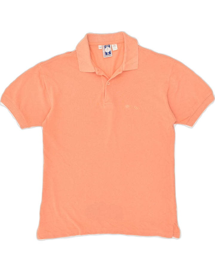 LOTTO Mens Polo Shirt Small Orange Cotton | Vintage Lotto | Thrift | Second-Hand Lotto | Used Clothing | Messina Hembry 