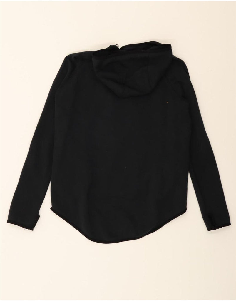 NIKE Mens Zip Hoodie Sweater Small Black Cotton Vintage Nike and Second-Hand Nike from Messina Hembry 