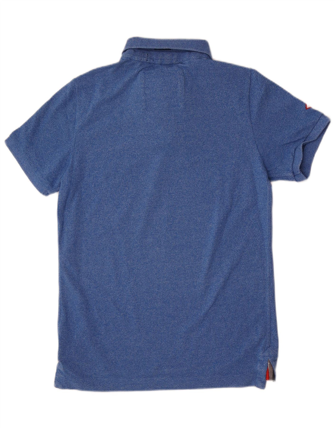 Superdry Mens Polo Shirt Large Blue Cotton Classic