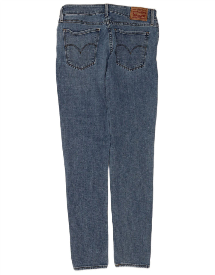 Levi's Womens 711 Skinny Jeans W29 L29 Blue Cotton