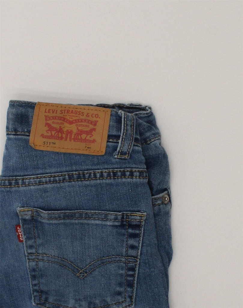 LEVI'S Boys 511 Slim Jeans 6-7 Years W24 L21 Blue Cotton | Vintage Levi's | Thrift | Second-Hand Levi's | Used Clothing | Messina Hembry 