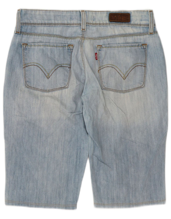 Levi's Womens 571 Slim Fit Denim Shorts W31 Medium Blue Cotton