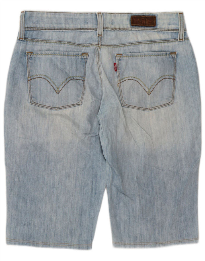 Levi's Womens 571 Slim Fit Denim Shorts W31 Medium Blue Cotton