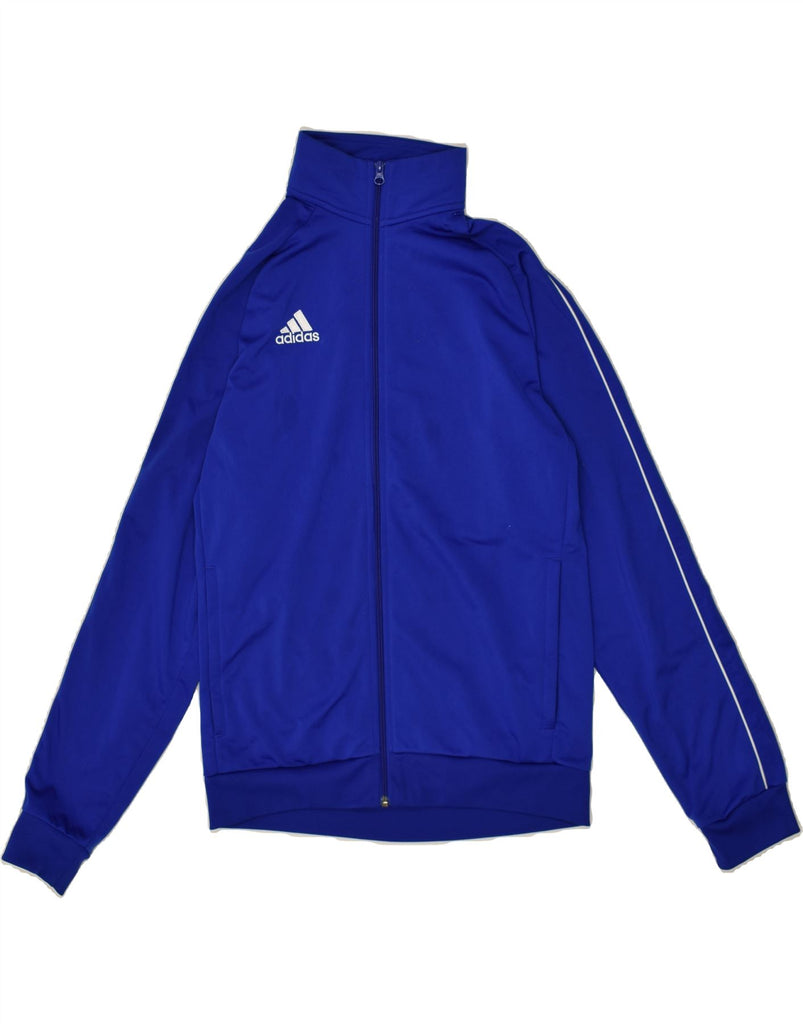 ADIDAS Mens Tracksuit Top Jacket Medium Blue Polyester | Vintage Adidas | Thrift | Second-Hand Adidas | Used Clothing | Messina Hembry 