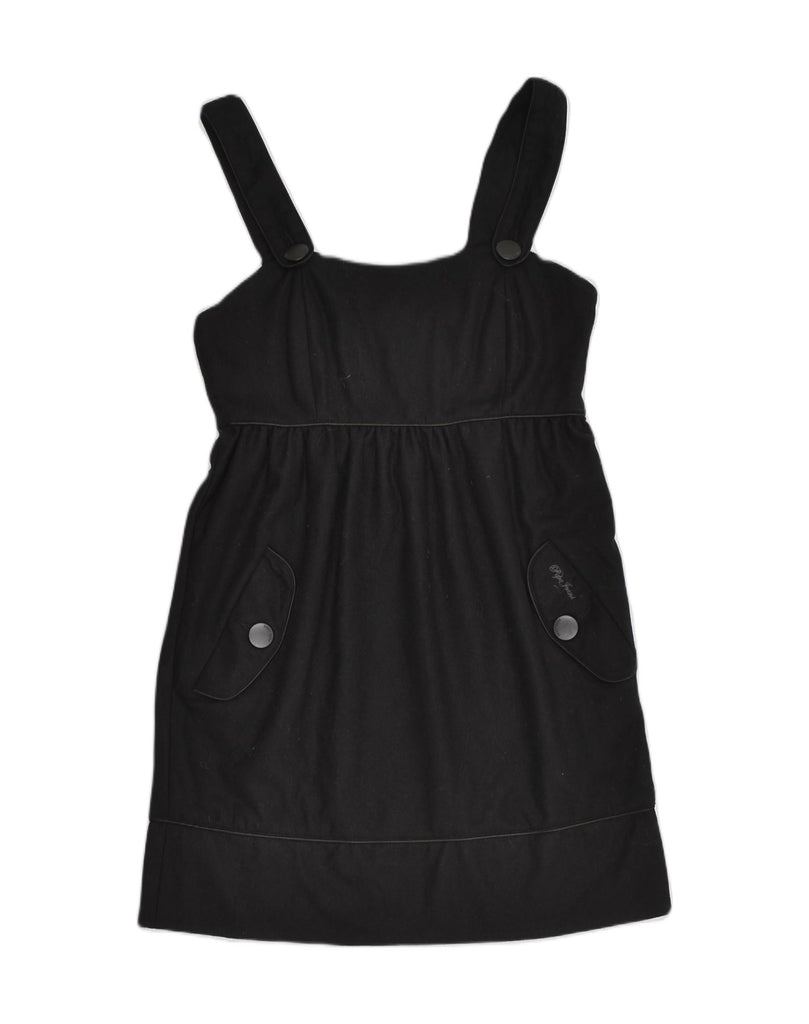 PEPE JEANS Girls Dungaree Dress 11-12 Years Medium Black Wool | Vintage PEPE Jeans | Thrift | Second-Hand PEPE Jeans | Used Clothing | Messina Hembry 