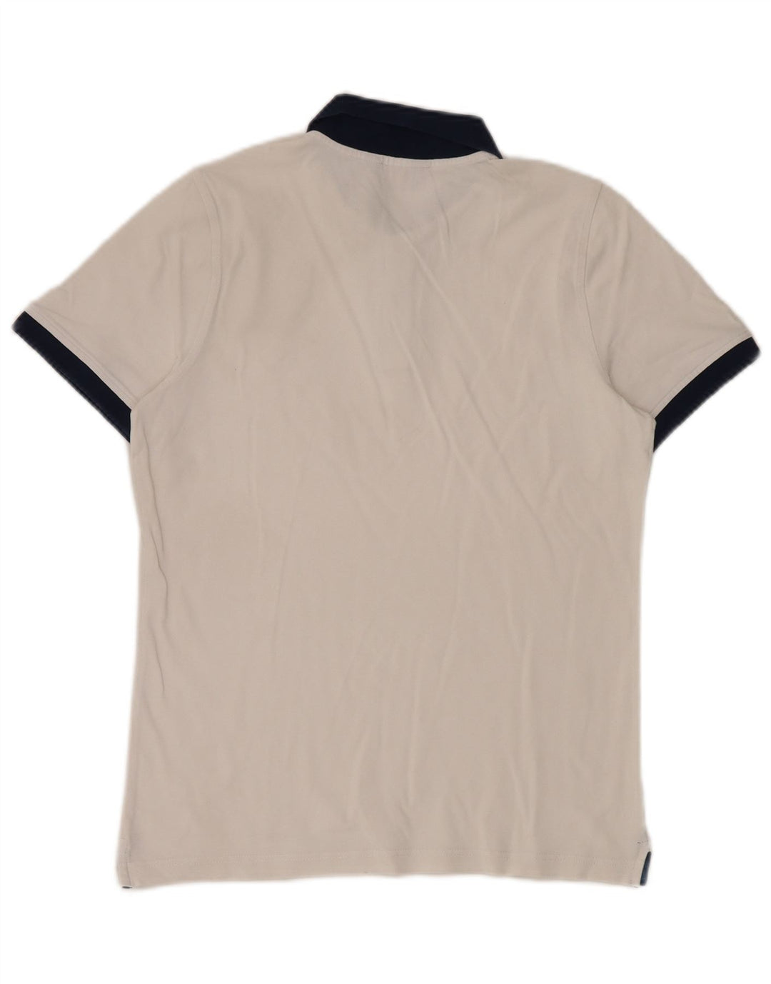 K-Way Mens Polo Shirt Medium White Colourblock