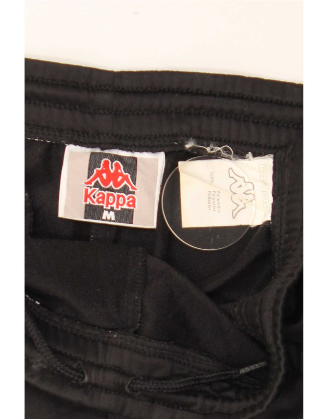 Kappa Mens Sport Shorts Medium Black Polyester