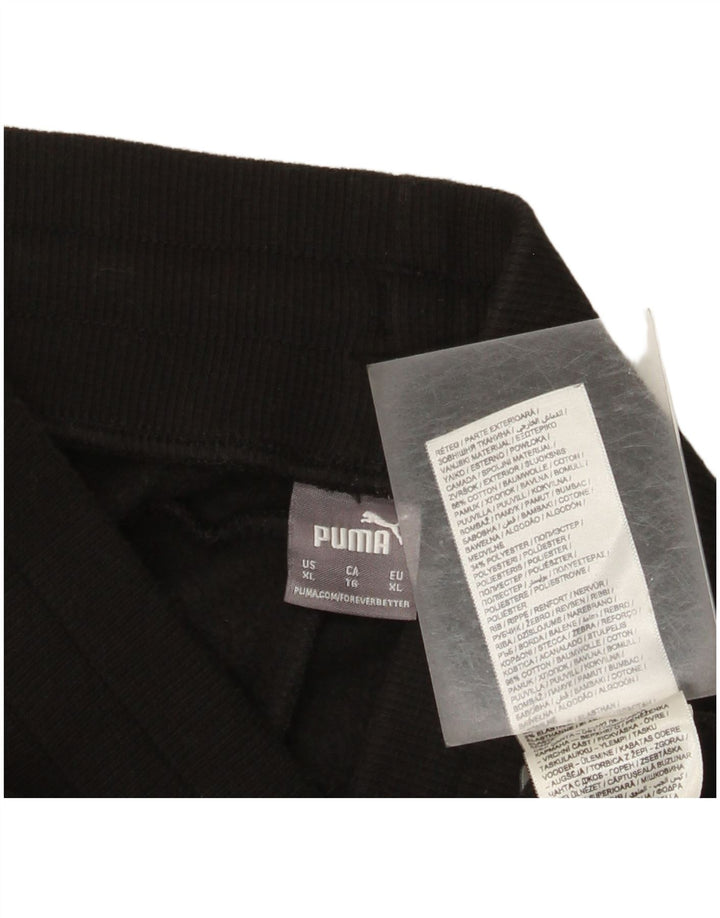 Puma Mens Tracksuit Trousers Joggers XL Black Cotton