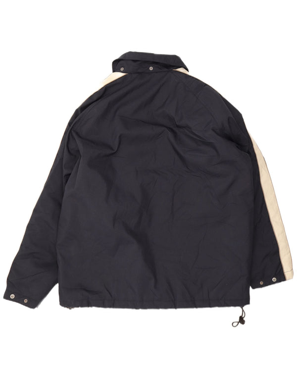 Blend Of America Mens Loose Fit Padded Jacket UK 40 Large Navy Blue