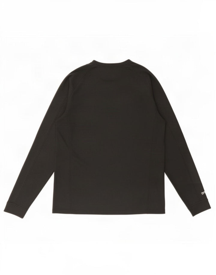 Carhartt Womens Top Long Sleeve UK 20 2XL Black Polyester