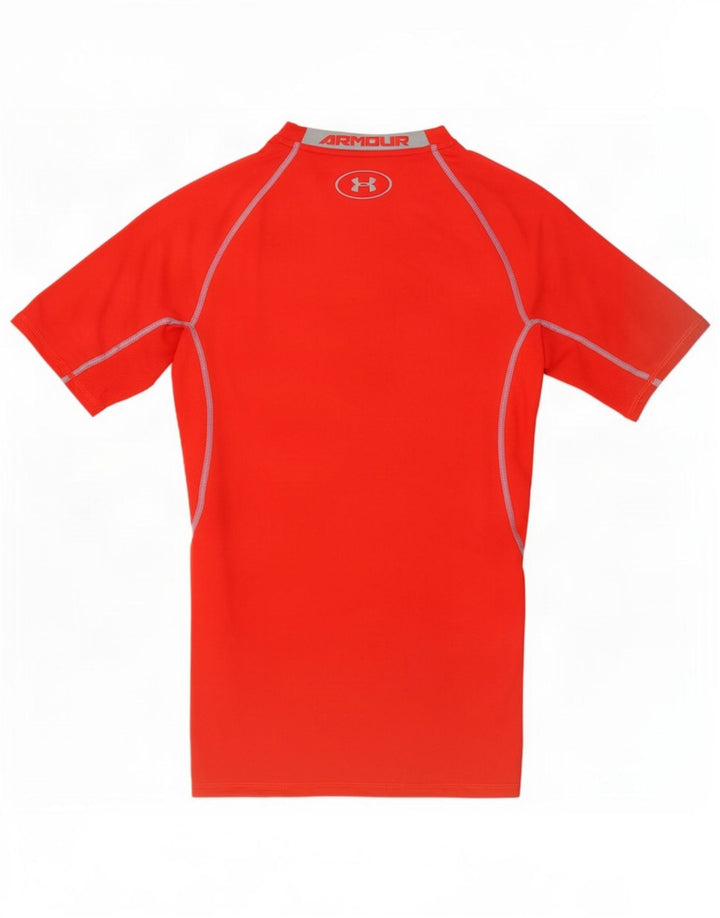 Under Armour Mens Compression T-Shirt Top Small Red