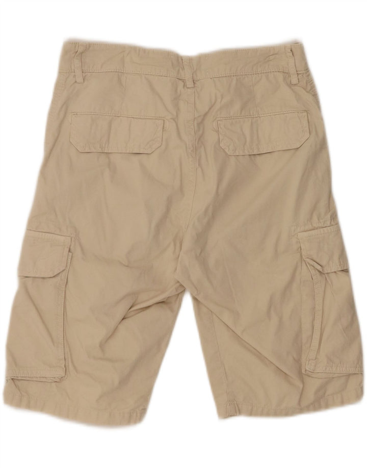 LYLE & SCOTT Mens Cargo Shorts W30 Medium  Beige Cotton