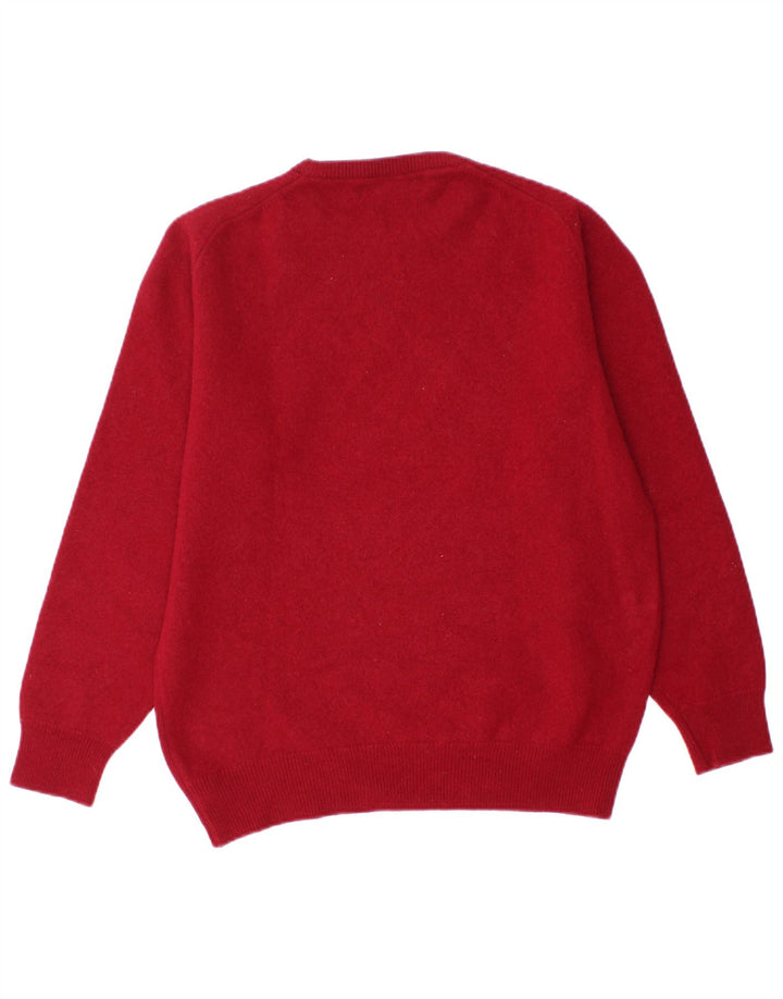 Pringle Mens Crew Neck Jumper Sweater IT 44 XS Red